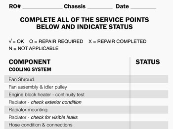 TRP Downloadable - Winterization Service Checklist