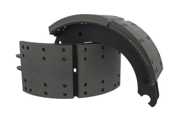 Two TRP® Reman Brake Shoes.